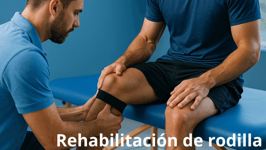 rehabilitación de rodilla